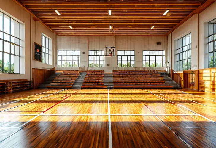 Berkley High School Basketball Team In Action