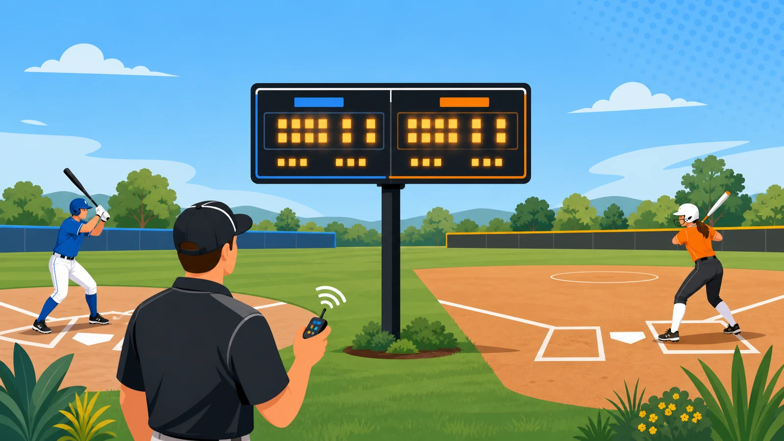 Baseball vs Softball Scoreboards: What's Different and What's the Same
