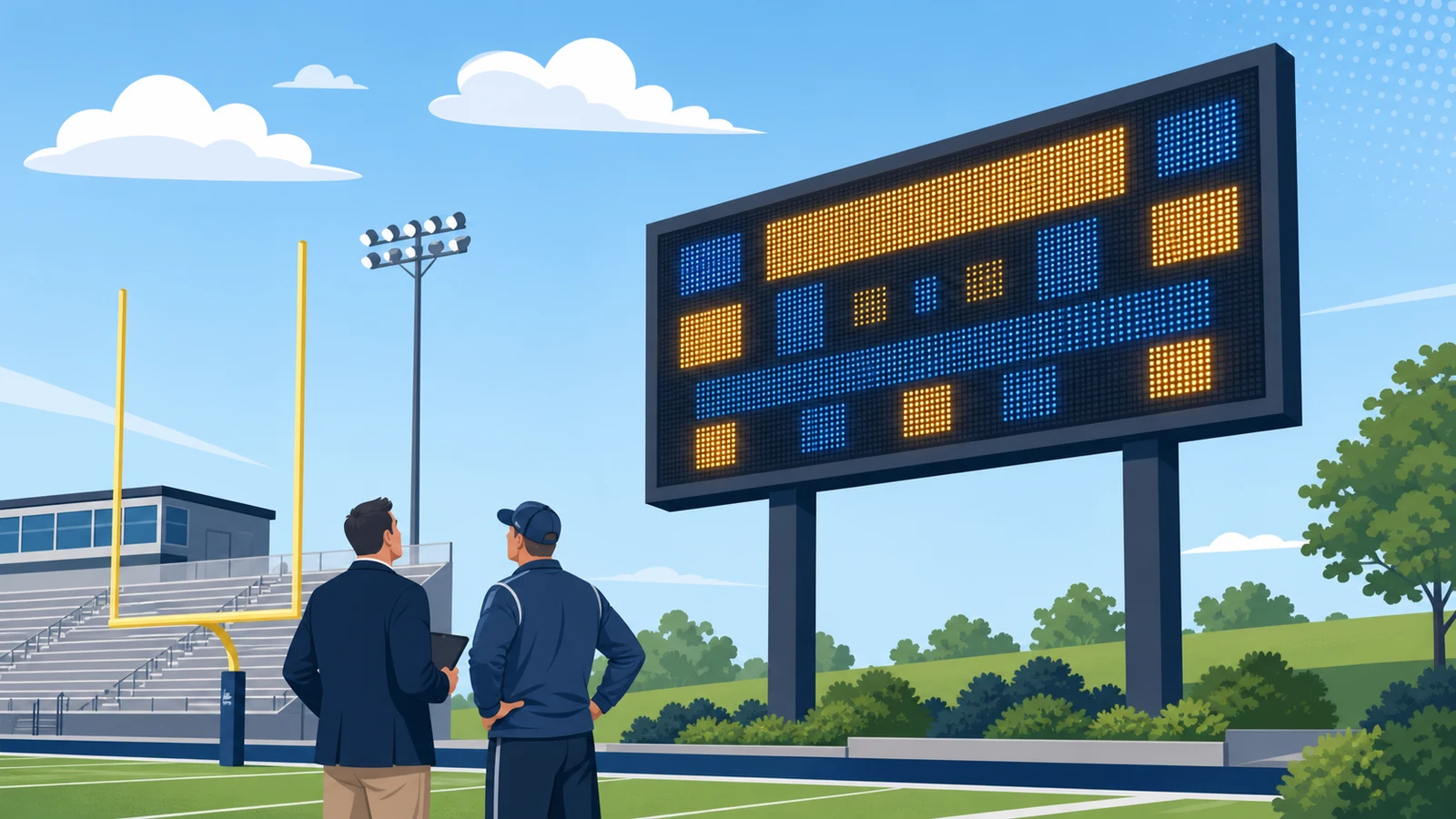 The Complete Guide to LED Football Scoreboards for Schools and Stadiums