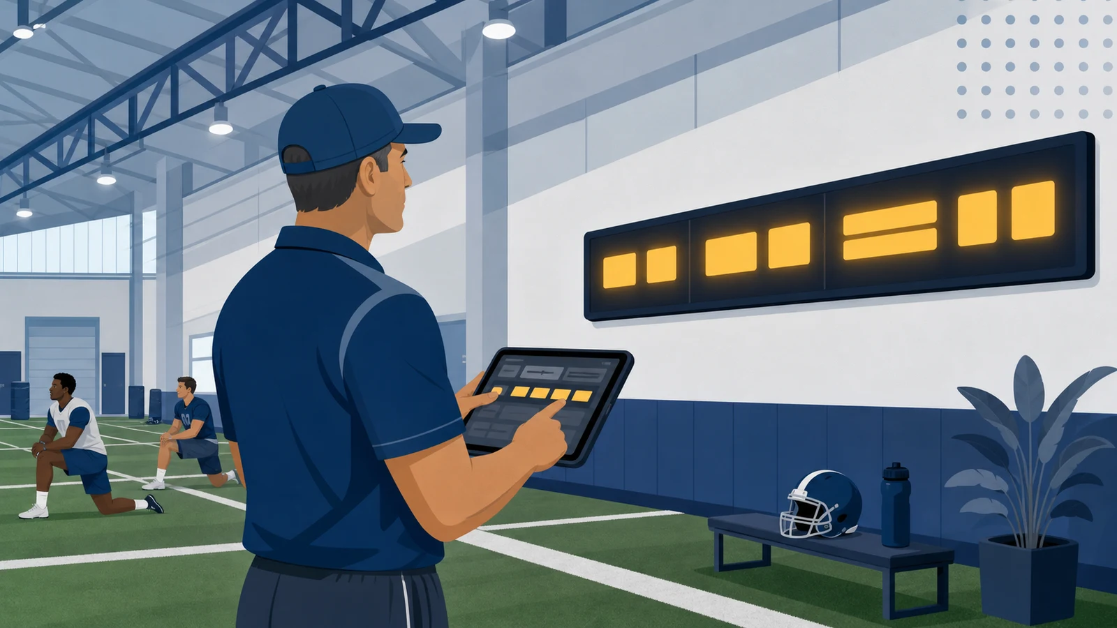 How to Add a Practice Segment Timer to a Football Field House